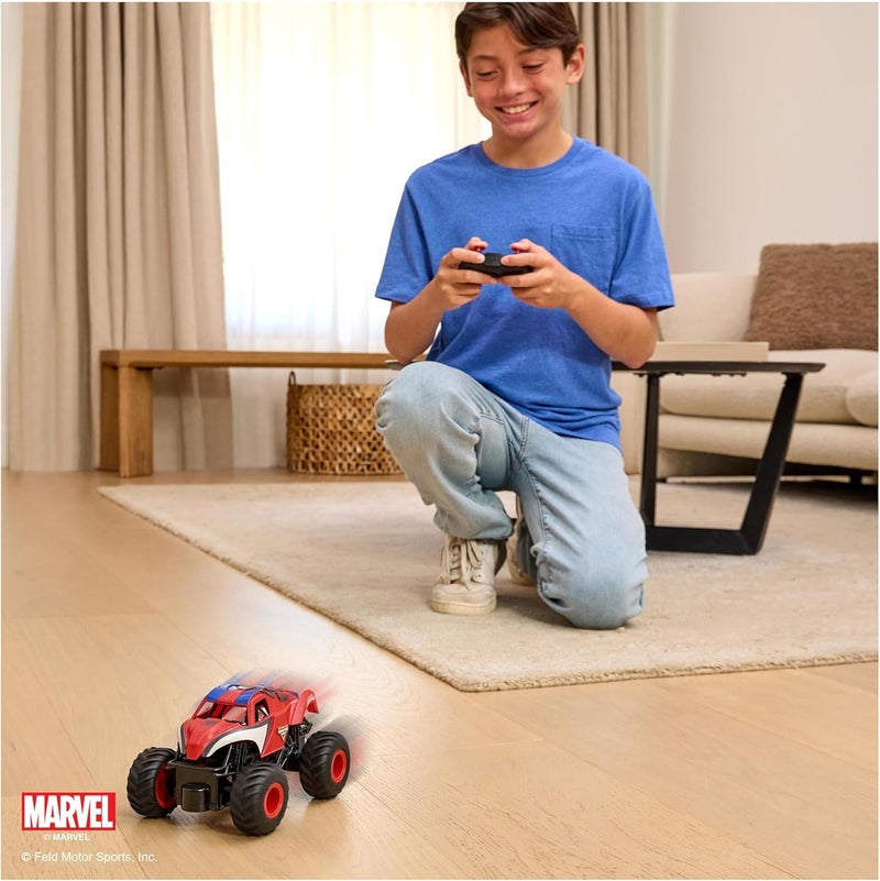 Monster Jam , Marvel Spider-Man RC Indoor Outdoor RC Truck 1:24 Scale 3+ Years - Image 5