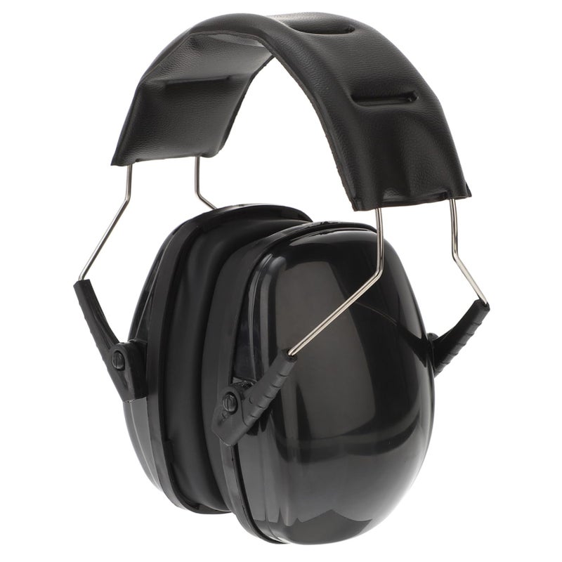 Black Noise Canceling Safety Ear Muffs for Shooting Hearing Protection - Image 2
