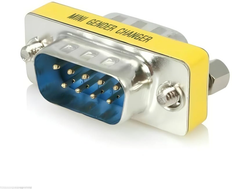 KNEUTRIX 9 Pin RS-232 DB9 Serial Gender Changer Coupler Adapter 3 (DB9 M/M (3 Pieces)) DB-9 Male to Male - Image 2