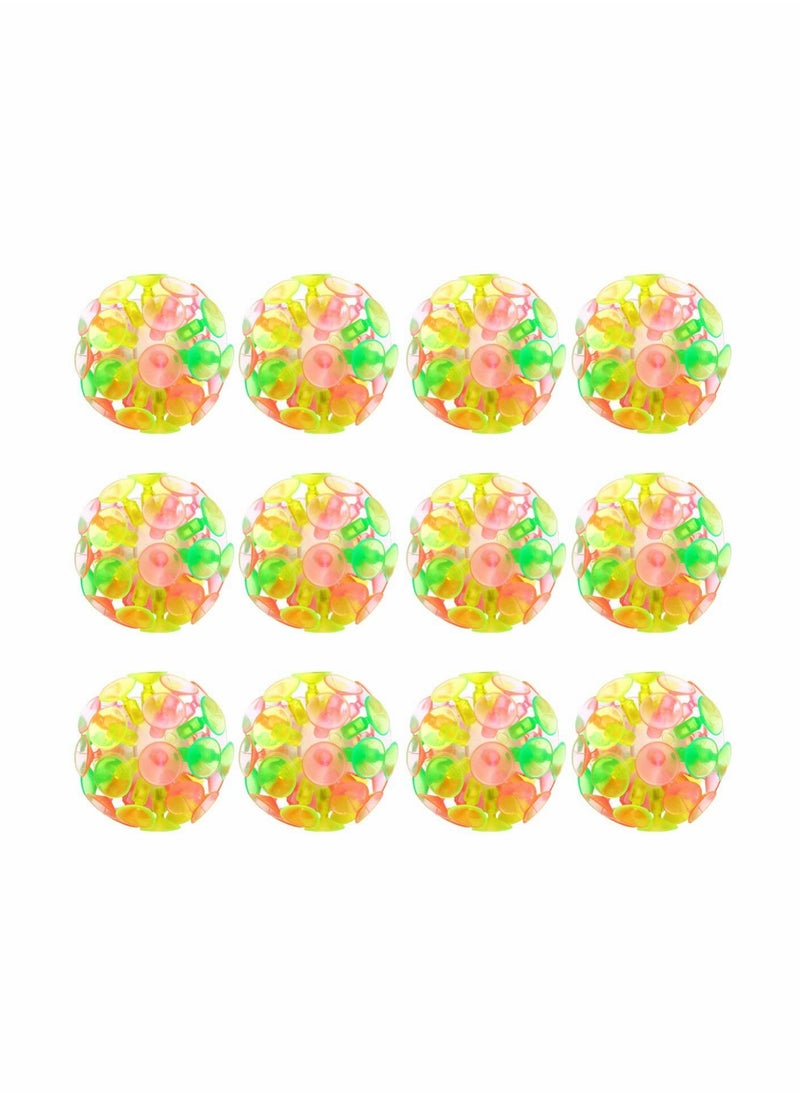 KASTWAVE Suction Cup Ball Toys Parent-Child Interaction Sucker Ball Kids Plaything Party Toy for Children, Pack of 12  - Image 1