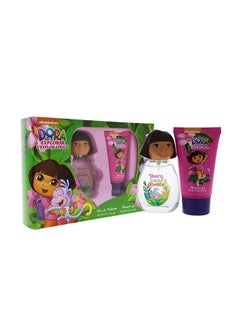 nickelodeon Nickelodeon Dora The Explorer Dora & Boots Edt 50Ml + Dora The Explorer L'Exploratrice 75Ml Sg Set 