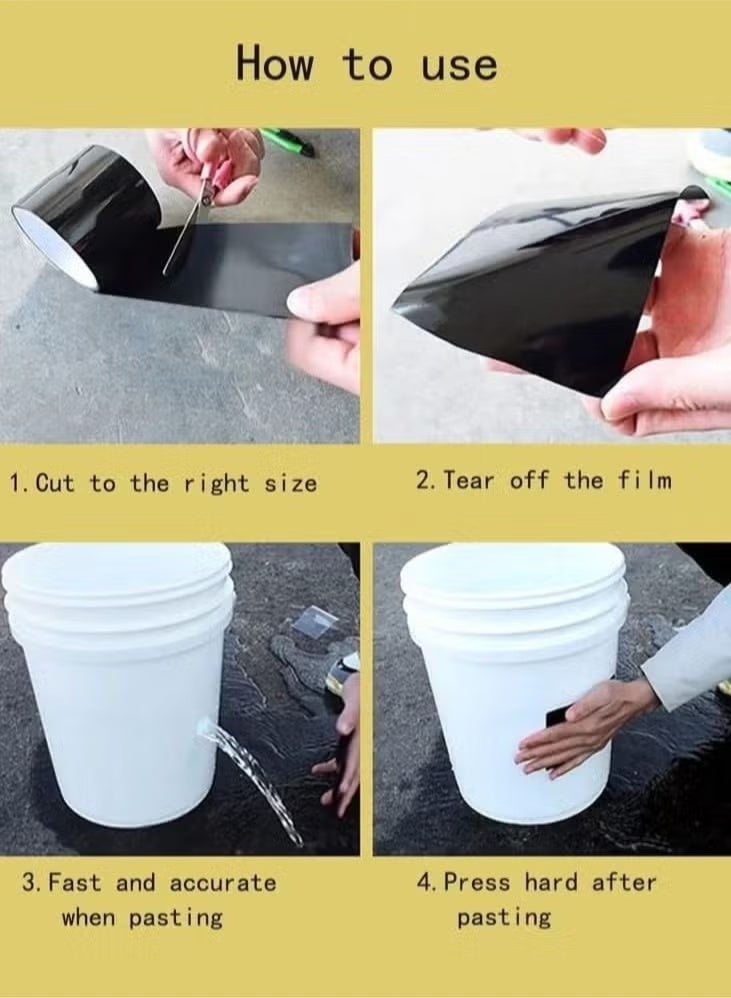 Waterproof Leakage Repair Tape Black - Image 3