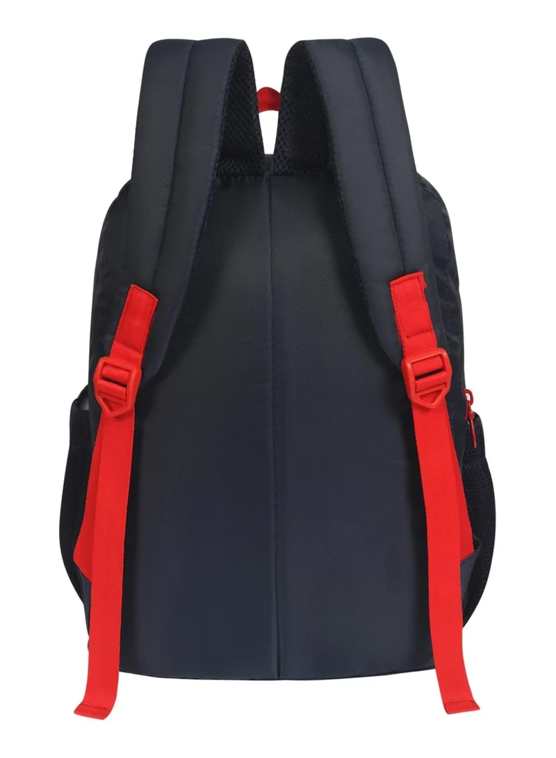 AEROBAG AEROBAG Alpha 17 Ltrs Navy blue/Red Stylish & Trendy |Water Ressistant |School Backpack For Baby | Kids | Boys & Girls (1 to 3 Year)