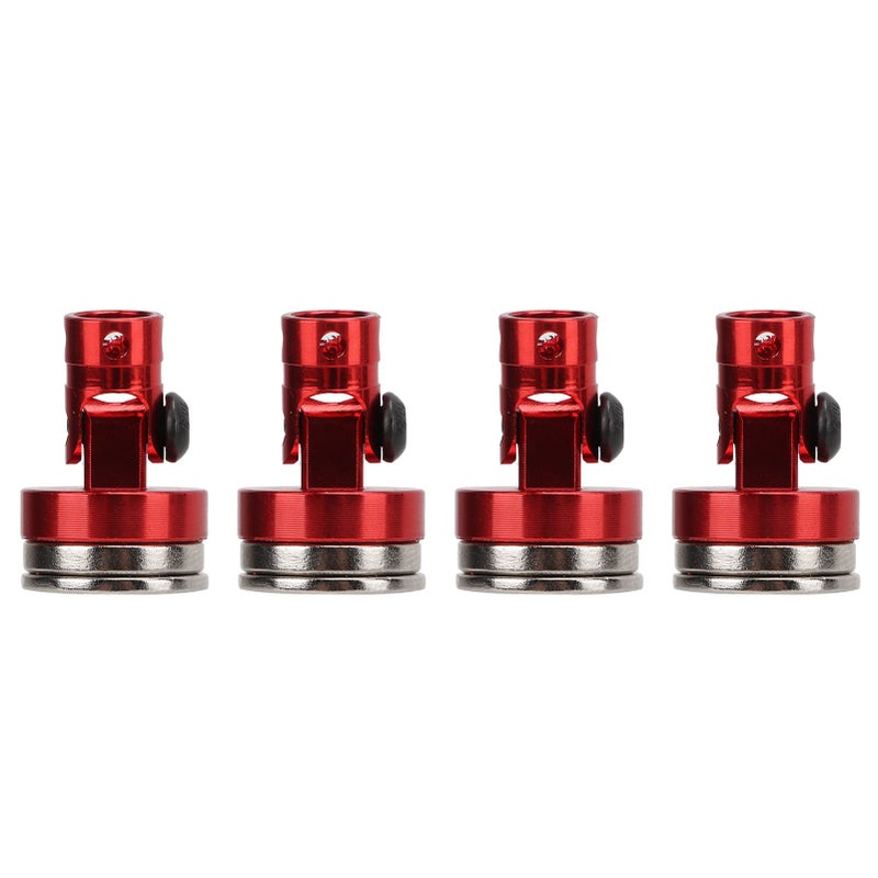 Red Aluminum RC Car Body Post Mount Set Lightweight Support Column For 1 8 1 10 Scale Vehicle - Image 2