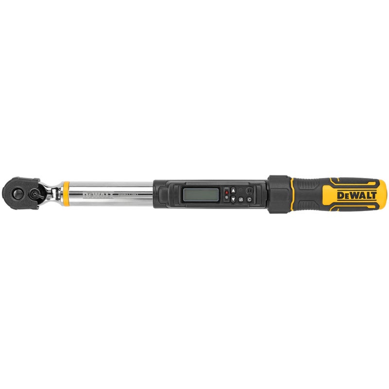 DEWALT Digital Torque Wrench 38 inch Drive 20100 FTLB with Storage Case DWMT17061 - Image 2