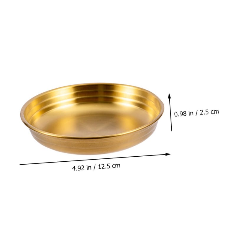 Stainless Steel Kimchi Plate Seasoning Dish 12 5X12 5X2 5CM for Dipping Serving - Image 5
