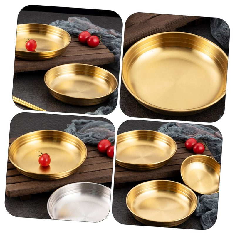 Stainless Steel Kimchi Plate Seasoning Dish 12 5X12 5X2 5CM for Dipping Serving - Image 3