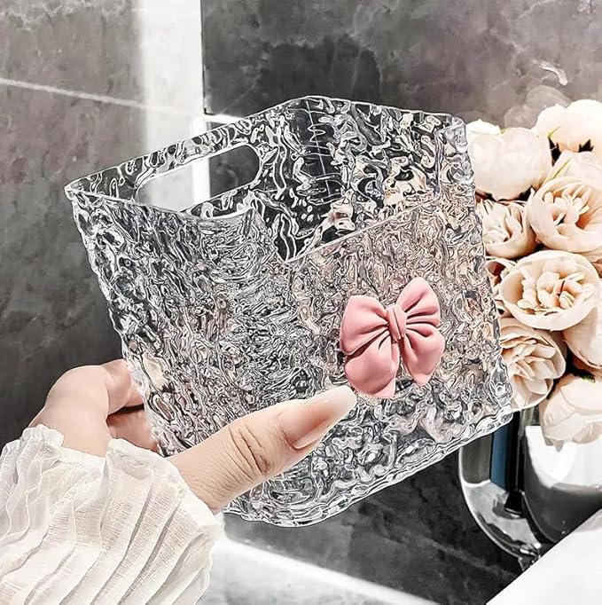 Wrixty Storage Box Can Be Hung in The Bathroom, Washstand, Storage Rack, Cotton Soft Towel, Facial Tissue, Toilet without Punching - Image 1
