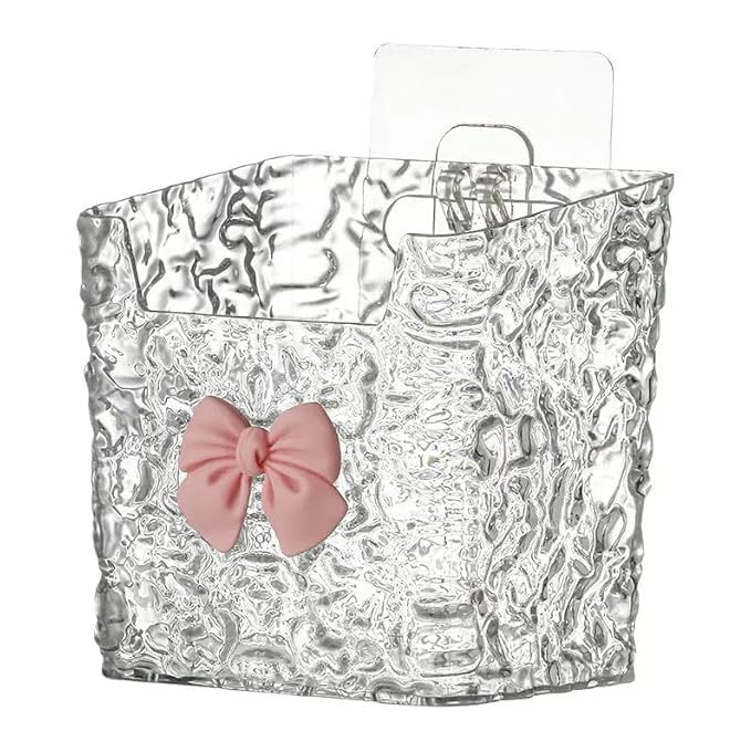 Wrixty Storage Box Can Be Hung in The Bathroom, Washstand, Storage Rack, Cotton Soft Towel, Facial Tissue, Toilet without Punching - Image 2