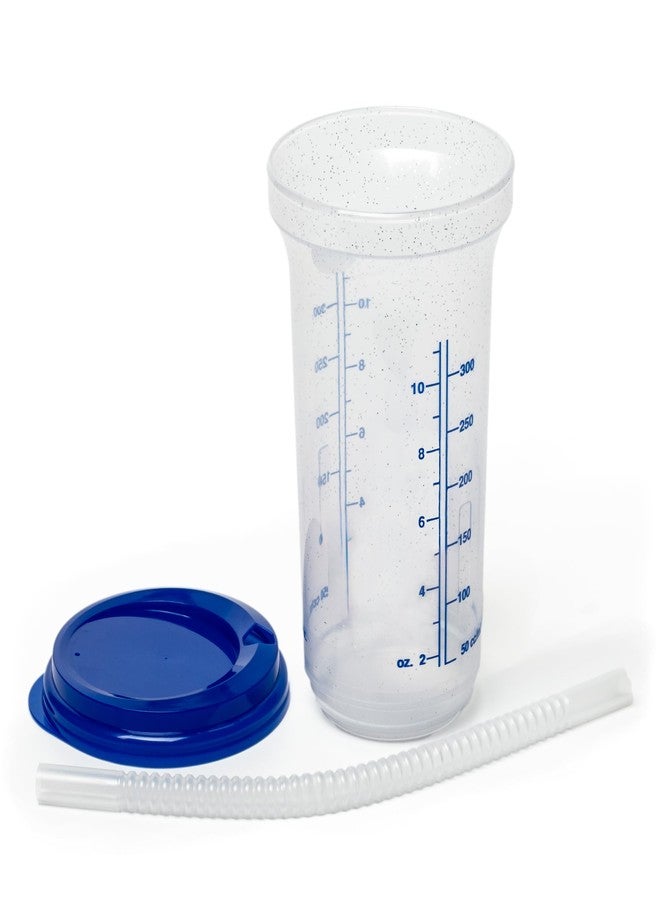 Vakly Hospital Carafe Water Tracking Thermos - 16 oz Graduated Capacity (Graduated up to 10 oz) Hot and Cold Refillable Water Bottle, Snap Lid with Flexible Straw - Image 4