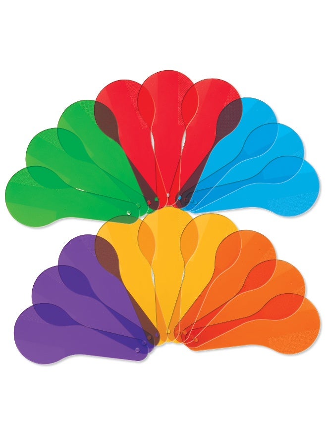 Learning Resources Primary Science Color Paddles (Set Of 18, 6 Colors, Ages 3+) - Image 3