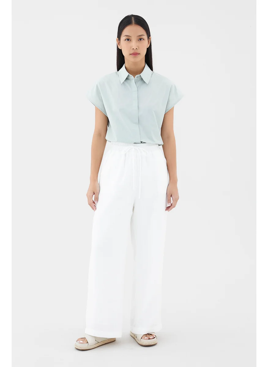 The Editor's Market Belena Linen Drawstring Pants