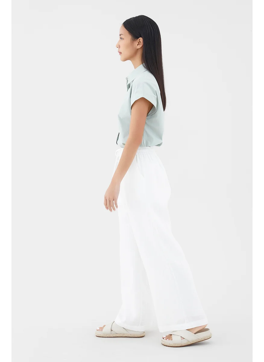 The Editor's Market Belena Linen Drawstring Pants
