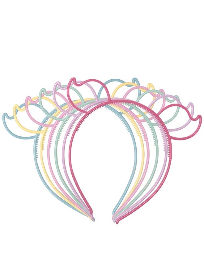XIMA 12pcs Pig Ears Plastic Girls Headbands Children Hairbands Accessories (SP-Pig) - Image 1