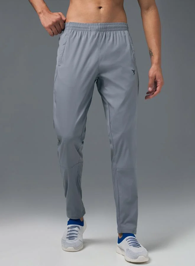 Technosport Men Solid Slim Fit Sports Track Pants
