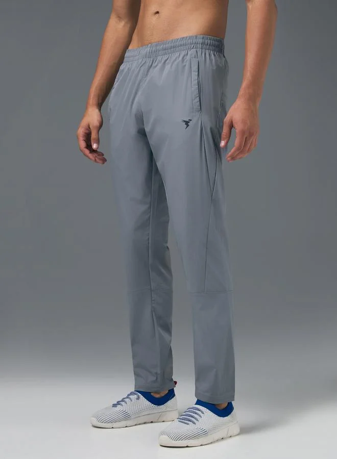 Technosport Technosport Men Solid Slim Fit Sports Track Pants