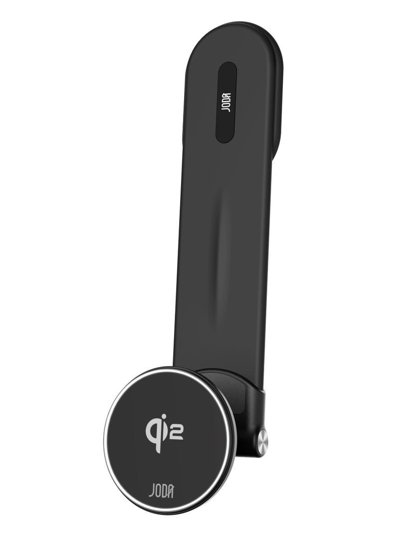 جودا قاعدة شاحن السيارة اللاسلكي MagQ C2 15W Qi2 هو حل مبتكر يجمع بين الشحن السريع ⚡، التصميم الأنيق 🖤، والتكنولوجيا المتقدمة 🔋، مما يجعله الخيار المثالي للمستخدمين الذين يبحثون عن تجربة شحن مريحة وآمنة أثناء القيادة 🚗⚡.  iPhone 📱 📱 (S21/S22/S23) - Image 1
