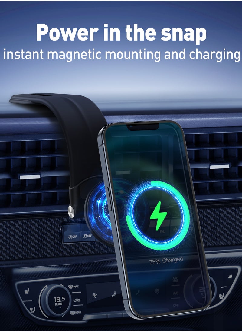 JODA - Gouda MagSafe C2 Car Mount 15W Wireless Charging - Image 1
