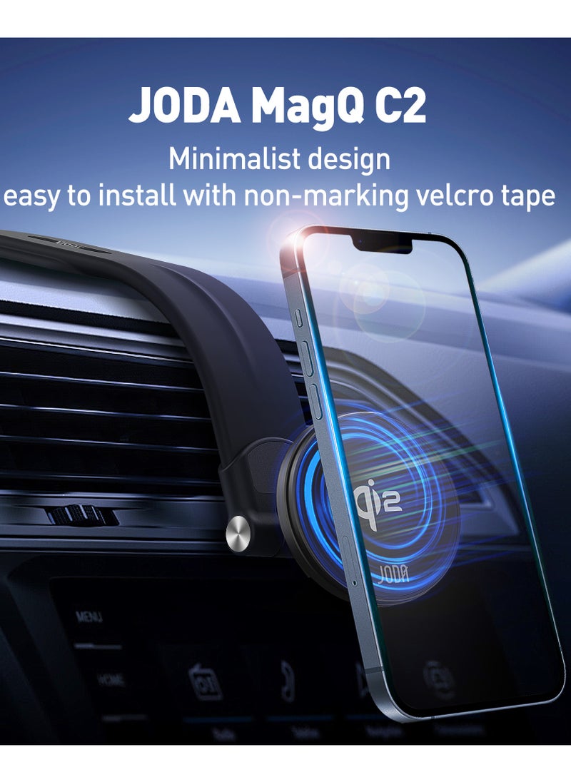 JODA - Gouda MagSafe C2 Car Mount 15W Wireless Charging - Image 1