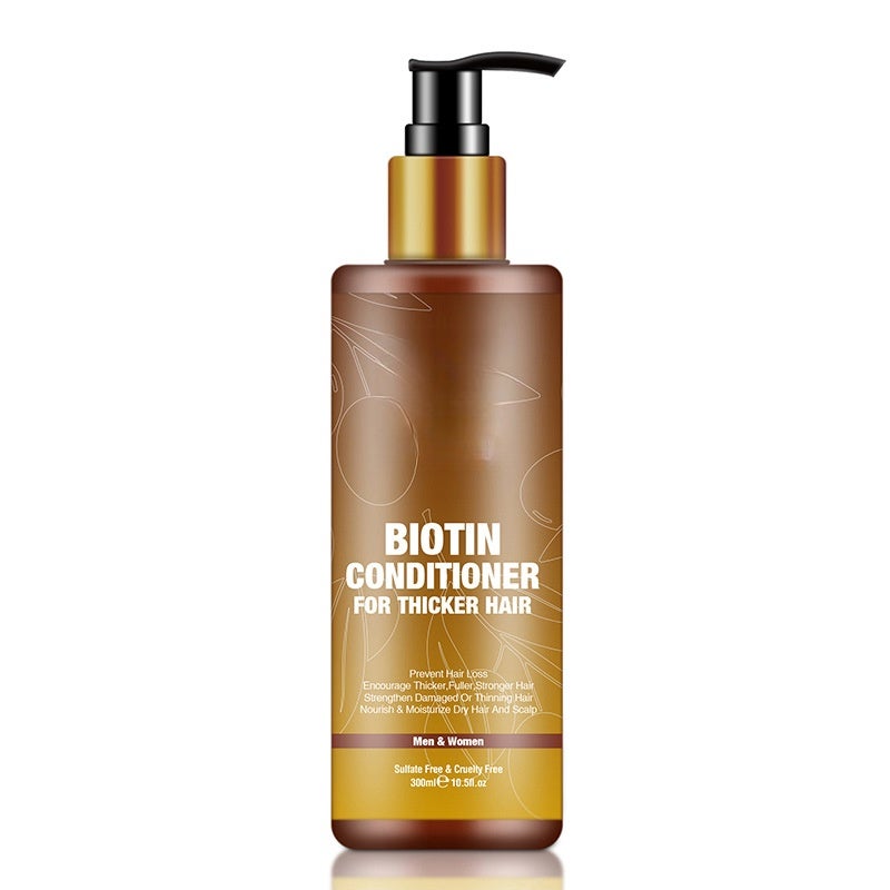 Purc Hair Care Ginger Biotin Three-Piece Set Shampoo Conditioner Repair Dry and Frizzy Essential Oil(Conditioner 300ml) - Image 1