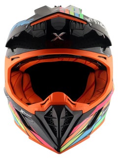 AXOR Axor X Cross X2 Full Face Off Road Helmet Black Grey  - Image 2