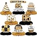 LINGTEER Happy 85th Birthday Table Honeycomb Centerpieces Perfect for Cheers to 85th Birthday 85 Years Old Party Table Decorations Gift Sign - Image 3