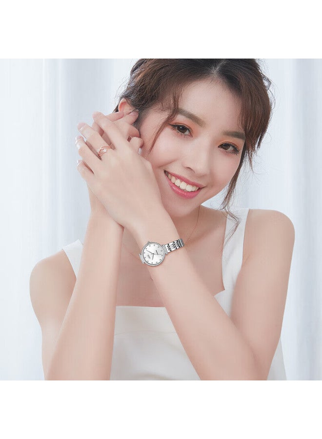 Ebohr Women's Watch, Kana Series Simple Steel Strap Quartz Couple Watch, Holiday Gift New Year's Eve 51130329 - Image 4