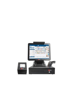 TA POS Cash register without software, touch screen + drawer + printer + barcode reader  - Image 1