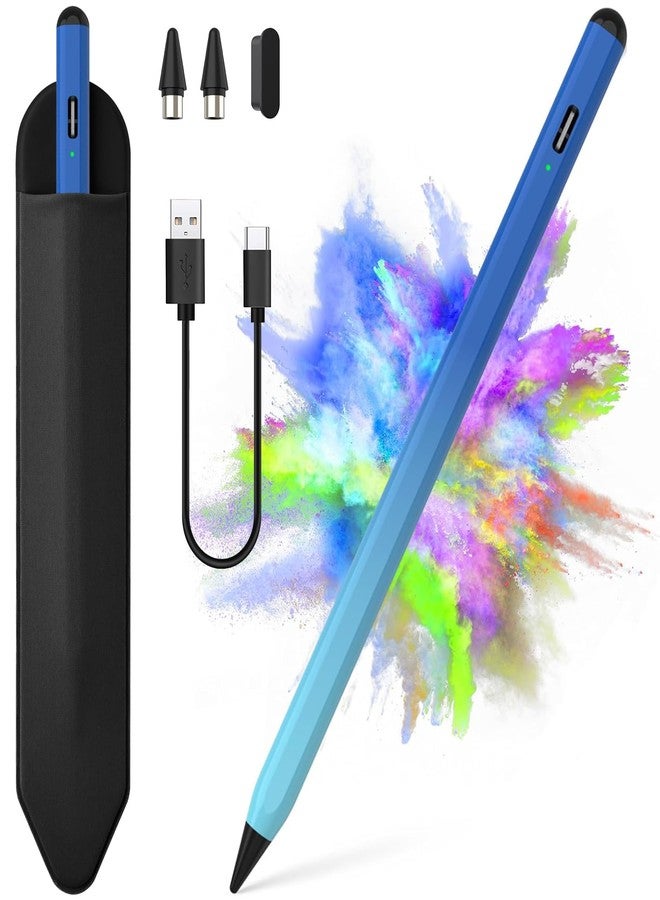 COO Stylus Pen for iOS&Android Touch Screens, Active Pencil for Samsung, Smart Digital Stylus Pens for Lenovo/Huawei/Vivo/Mi Tablets, iPhone/Google Pixel Smart Phones Drawing&Writing (Gradient Blue) - Image 1