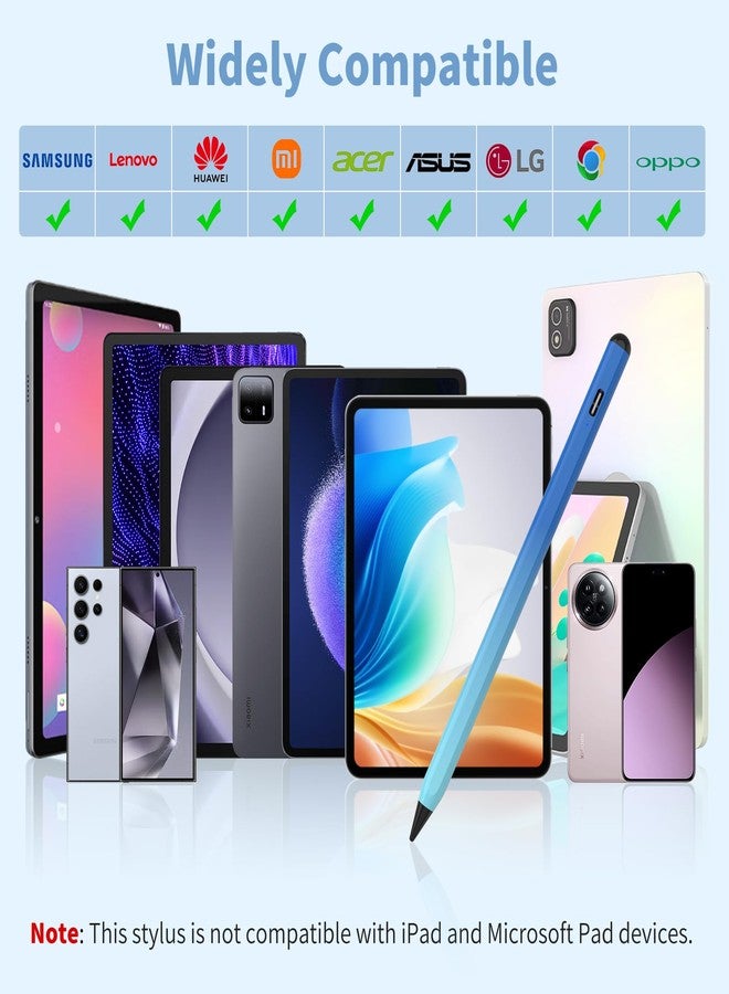 COO Stylus Pen for iOS&Android Touch Screens, Active Pencil for Samsung, Smart Digital Stylus Pens for Lenovo/Huawei/Vivo/Mi Tablets, iPhone/Google Pixel Smart Phones Drawing&Writing (Gradient Blue) - Image 4