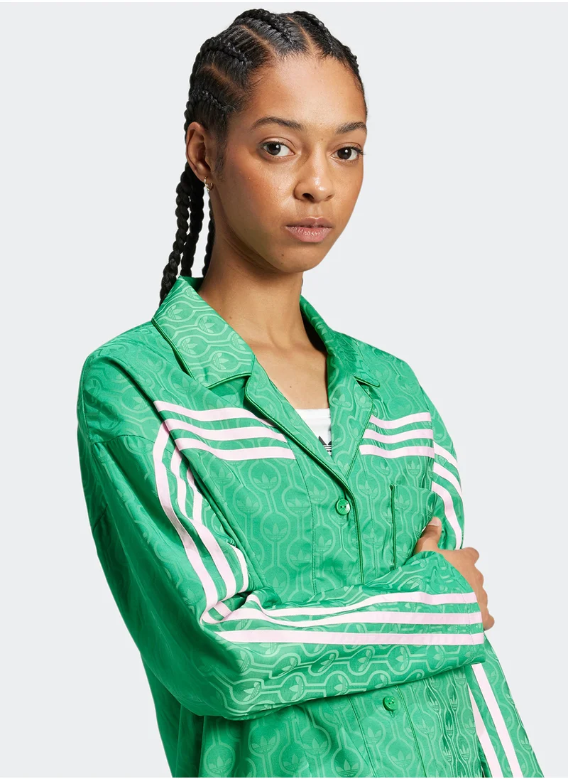 اديداس 3 Stripes Pyjama Top Shirts