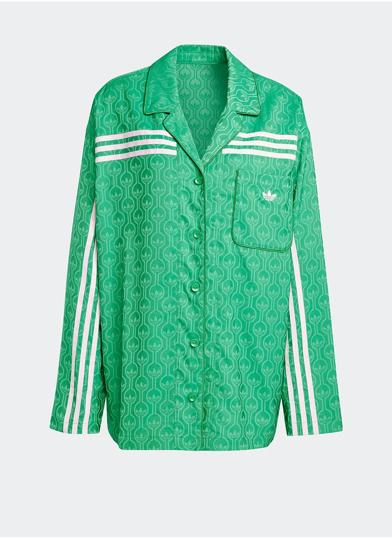 اديداس 3 Stripes Pyjama Top Shirts
