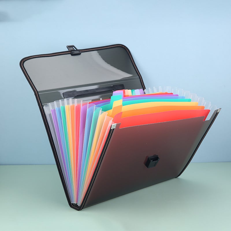 Portable Organ Bag Folder A4 Student Examination Paper Folder 13 File Bag Storage Bag Examination Paper Bag File Folder - Image 1