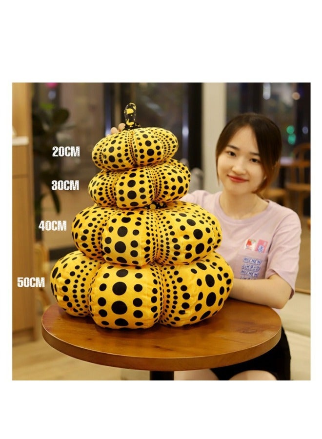 Funny  Pumpkin Pillow Doll Plush Toy Pillow Cushion Children's Doll Bar Prom Decoration-Color:Pumpkin-Height:25cm - Image 2