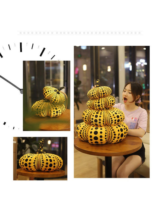 Funny  Pumpkin Pillow Doll Plush Toy Pillow Cushion Children's Doll Bar Prom Decoration-Color:Pumpkin-Height:25cm - Image 3
