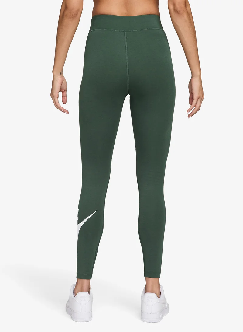 نايكي Nsw Classic Graphic High-Rise Tights