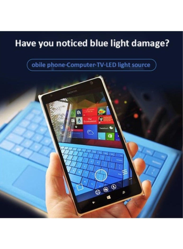 Ucanbe Stylish Blue Light Blocking Reading Glasses with Wide Frame for Men and Women - Image 4