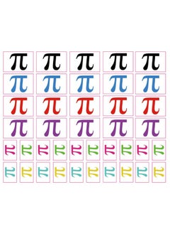 40 Removable Stickers Pi Symbol Pi Day Math Party Favors Decals