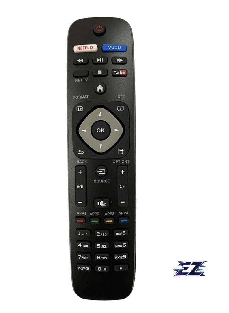 ELTRAZONE NH500UP Universal Remote Control Replacement for Philips Smart TV 55PFL5402/F7, 65PFL5602/F7, 65PFL6601/F7, 75PFL6601/F7, 43PFL5603/F7 & More - Battery Included - Image 2