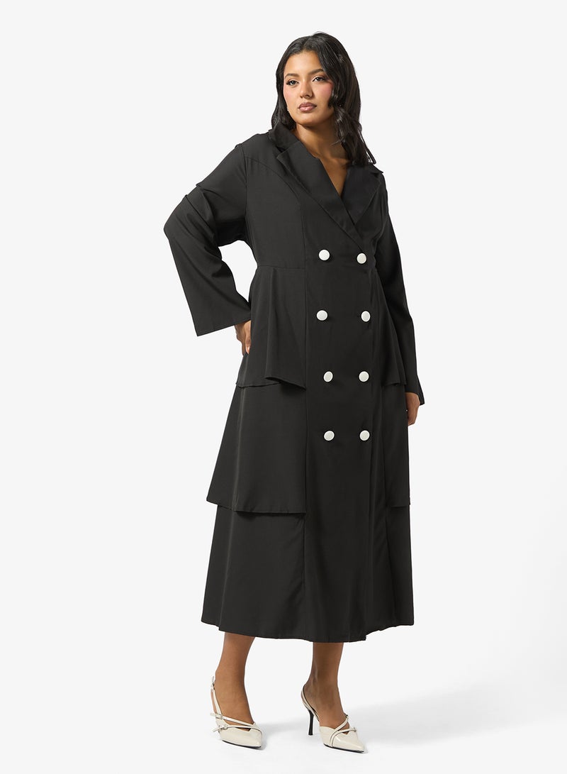 Ella Plus Longline Blazer Dress - Image 1