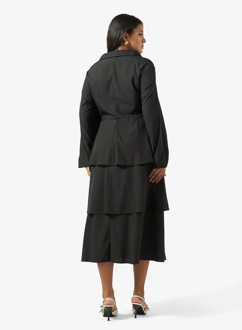 Ella Plus Longline Blazer Dress