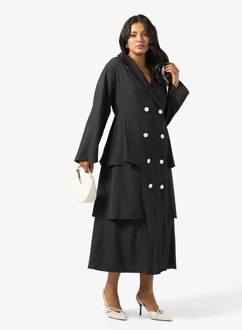 Ella Plus Longline Blazer Dress - Image 4