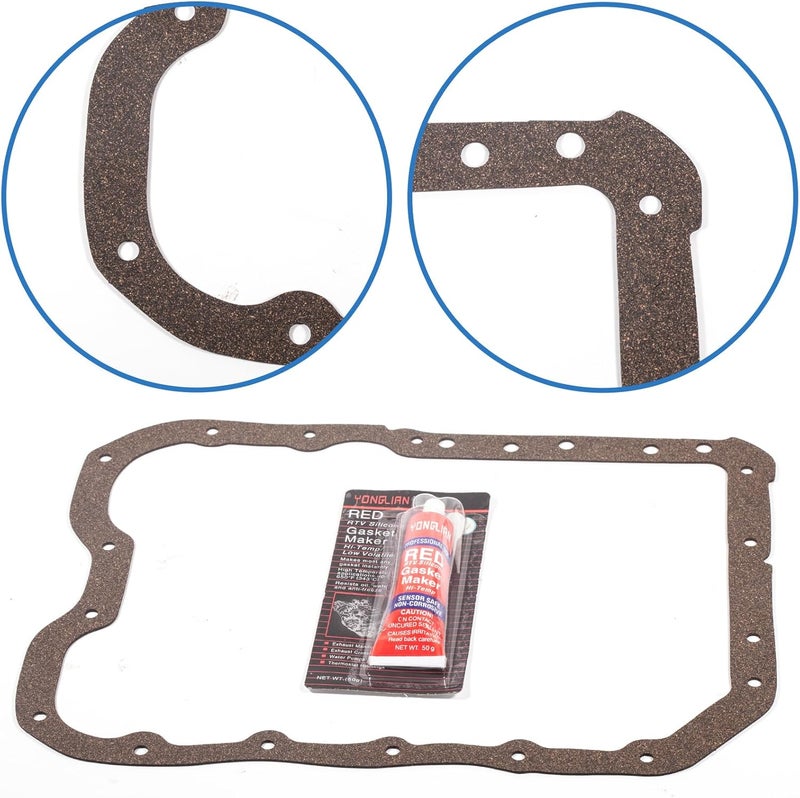 HIHIAV Yonglian Red RTV Silicone Gasket Maker with Oil Pan Gasket for Hyundai, Kia, Chrysler, Dodge, Jeep - Image 4