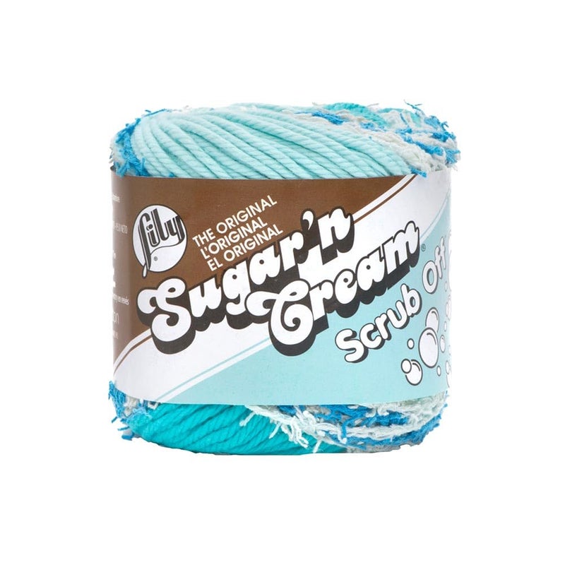 Lily Yarn Sugar Cream Spring Blue