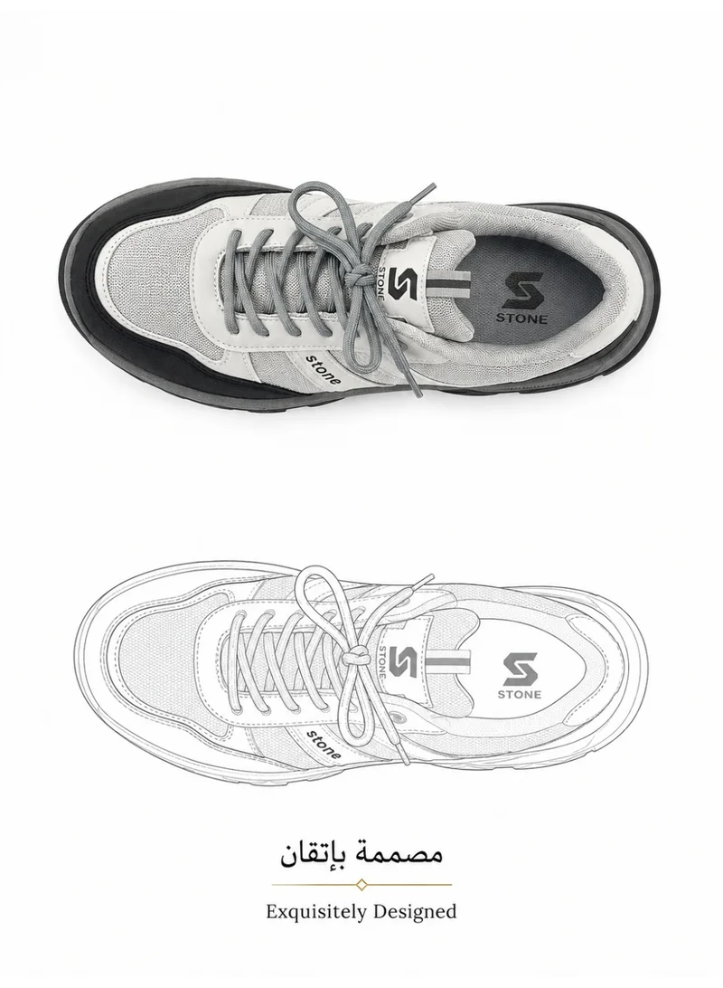 STONE Pulse Unisex Outdoor Walking Shoes | Rugged Comfort Sneakers