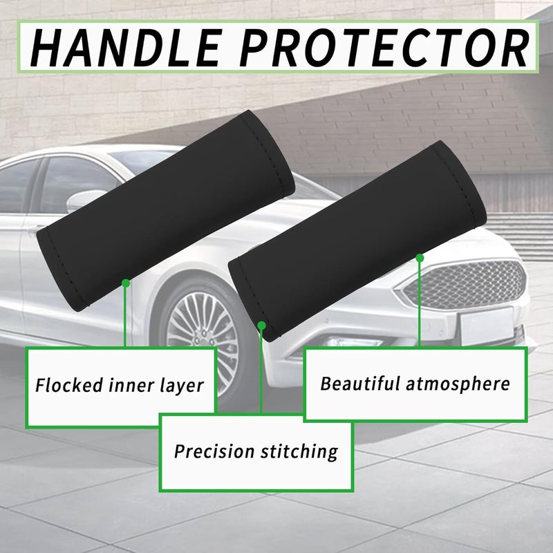 Carleef Leather Car Door Handle Protectors - 2PCS - Image 4