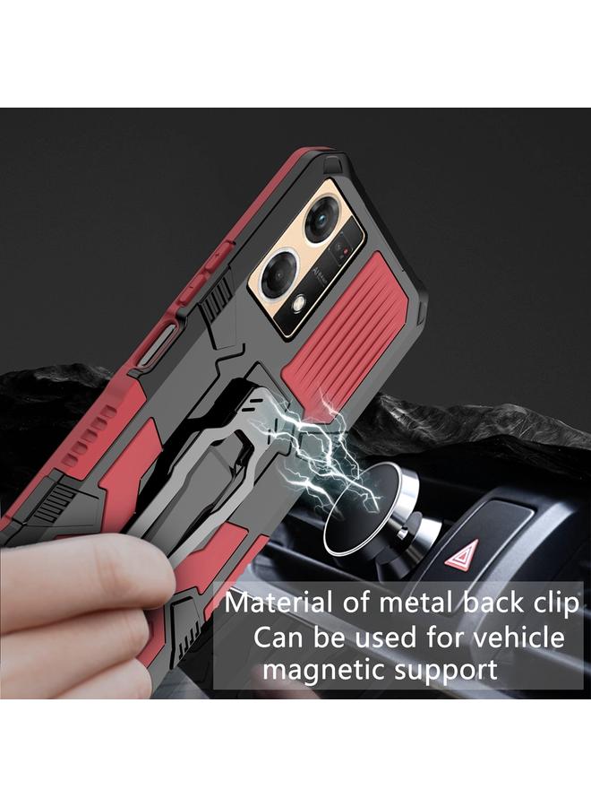 S-TOP Case For OPPO Reno7 4G Armor Warrior Shockproof PC + TPU Phone Case - Image 5