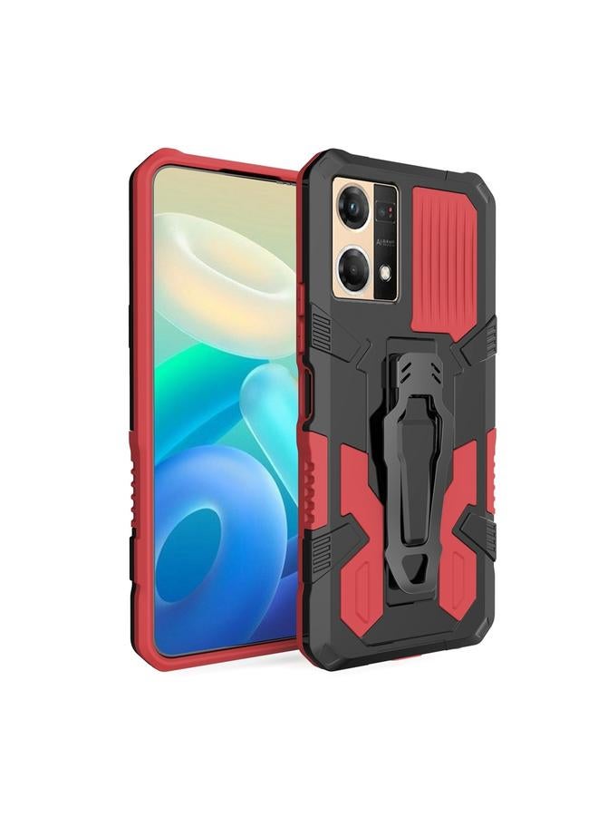 S-TOP Case For OPPO Reno7 4G Armor Warrior Shockproof PC + TPU Phone Case - Image 1