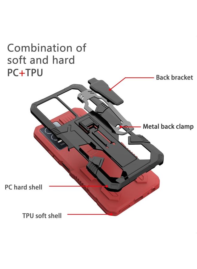 S-TOP Case For OPPO Reno7 4G Armor Warrior Shockproof PC + TPU Phone Case - Image 3