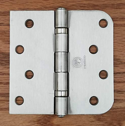 Hinge Outlet Penrod Stainless Steel Ball Bearing Door Hinges, 4 Inch with 5/8 Inch Square Corners, NRP, 3 Pack - Image 2